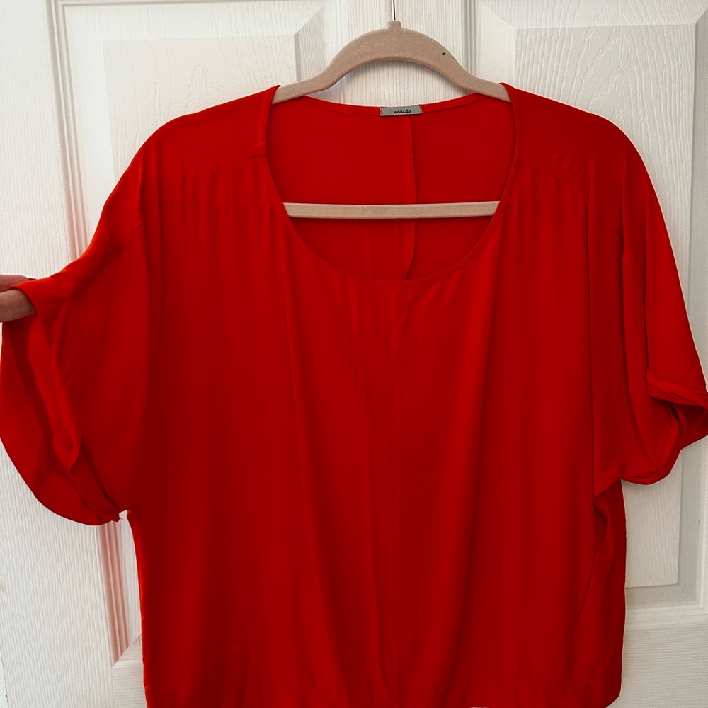 Women's Red Blouse